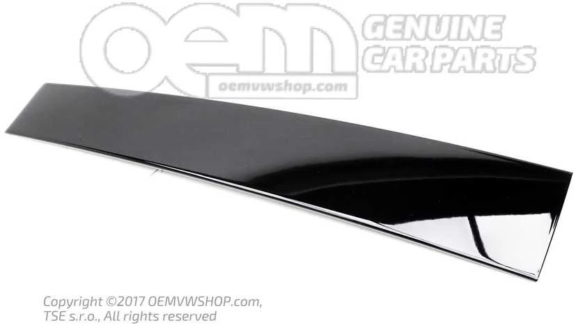 VAG Volkswagen Polo 6Q 2007-2015 Juostelės Dėžės Gaubtas Juodas Originalus 6Q4837902G041