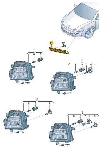 VAG "Volkswagen Scirocco" 2015-2018 m. priekinis kairės pusės LED posūkio signalas originalus 1K8953041H