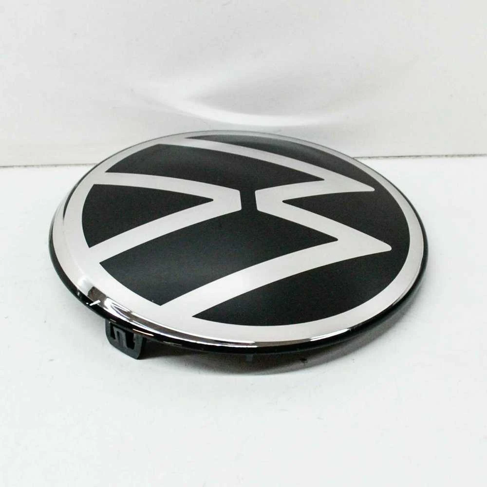 VAG VW Polo Bora T Roc Juodas Chromo Priekinis Emblema Originali 2GM853601EDPJ