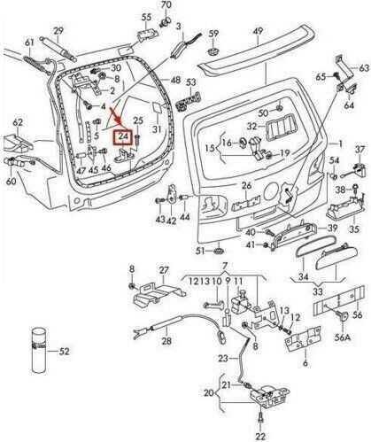 VAG VOLKSWAGEN T5 T6 galinio bagažinės dangčio apatinio užtrauktuko plokštelės užraktas originalus 7H0827512B
