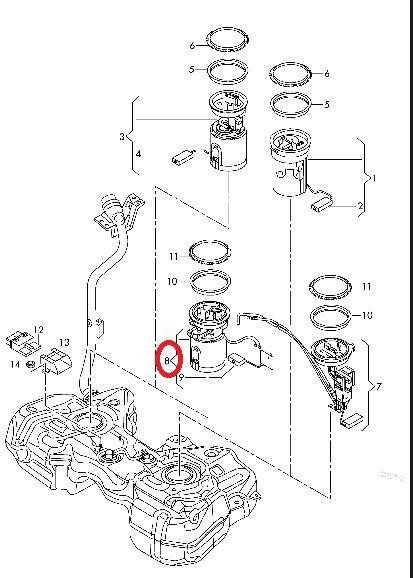 VAG Volkswagen Tiguan Mk1 Kuro bako siurblys 5N0919088M NAUJAS ORIGINALUS