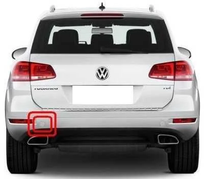 VAG Volkswagen Touareg 7P 2011-2018 Gruntuotas Vilkimo Akies Dangtelis Originalus 7P6807449CGRU
