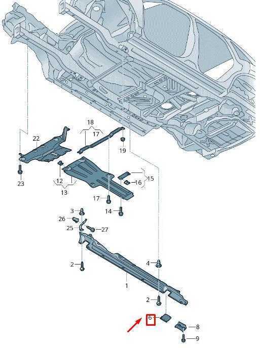 VAG Volkswagen Touareg Galinio Dešiniojo Kėbulo Apatinio Paveikslo Panelė 7P6825182 Originalus 7P6825182