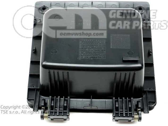 VAG Volkswagen Touran 1T 2007-2015 Dėžiukas Su Dangteli Juodas Originalus 1T1857921E3X1