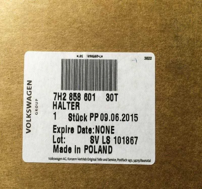 VAG VW T5 Transporter peleninės taurės monetų laikiklis pilkos spalvos RHD originalus 7H285860130T