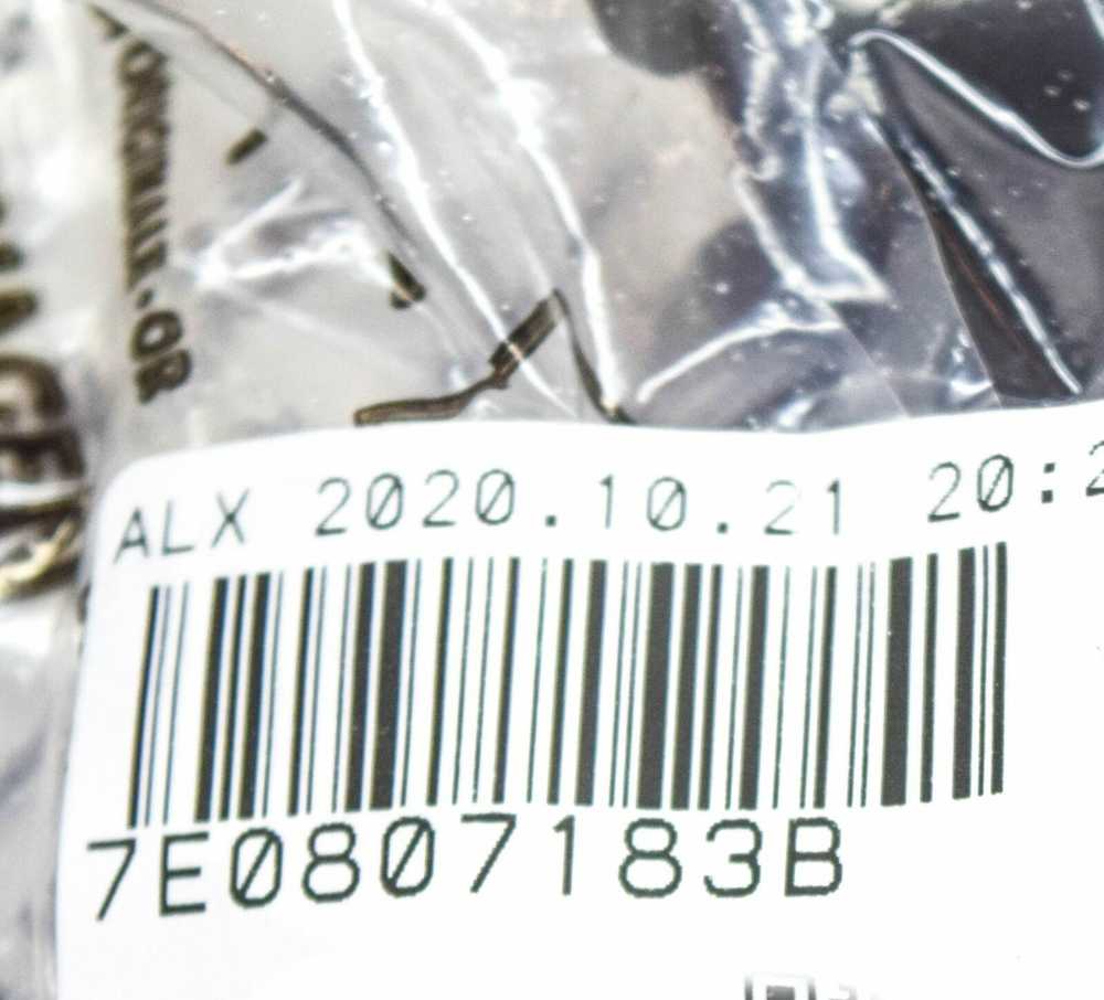 VAG VOLKSWAGEN TRANSPORTER T6 priekinio kairiojo bamperio laikiklis originalus 7E0807183B