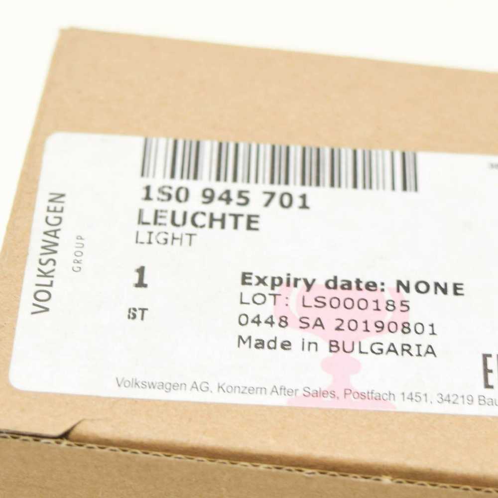 VAG "Volkswagen UP" galinis bamperis kairysis atšvaitas LHD originalus 1S0945701