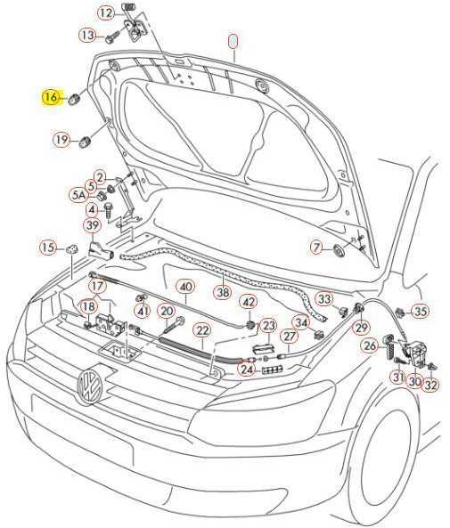 VAG VOLKSWAGEN variklio skyriaus dangčio dangčio ribotuvo buferis originalus 867827500A