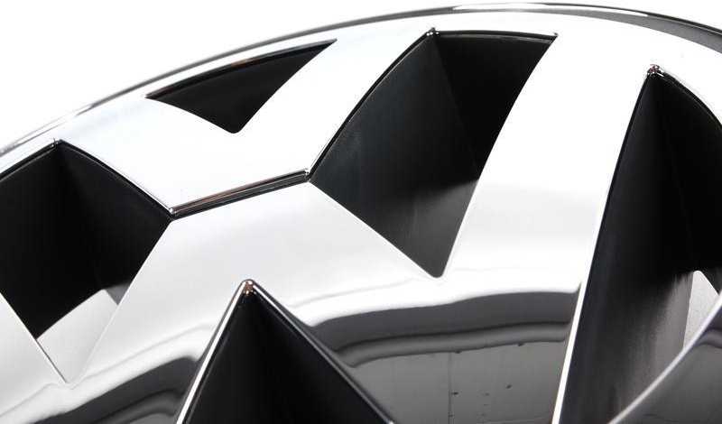 VAG "Volkswagen" VW priekinių grotelių emblema chromuota originali 3C0853600AMQH