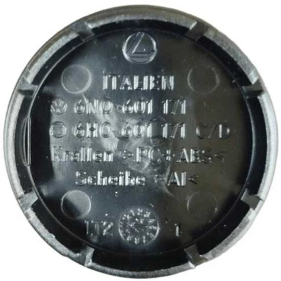 VAG VW 55MM lieti ratlankiai chromuoti, centrinis stebulės dangtelis originalus 6N0601171BXF