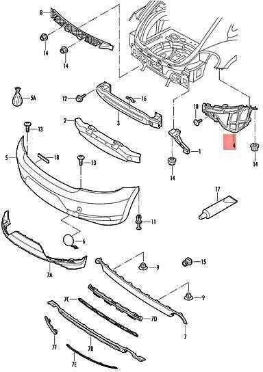 VAG VW 5C kreipiančiojo profilio dešinysis galinis originalus 5C5807376C