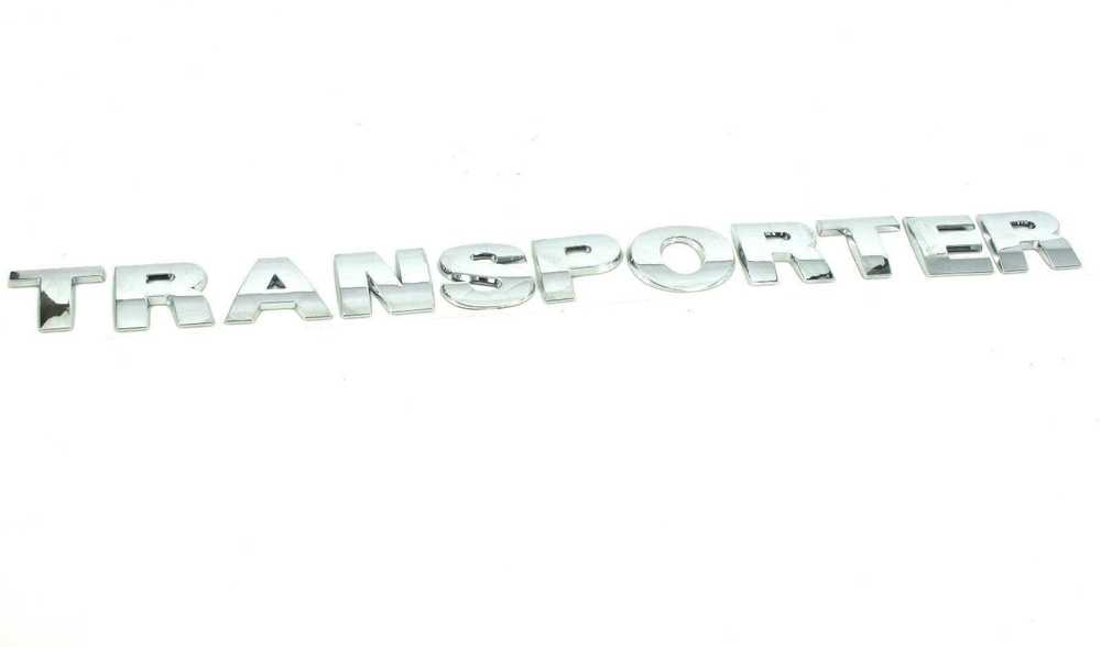 VAG VW 7E 7H Galinio bagažinės dangčio "TRANSPORTER" užrašas Originalus 7H0853687739