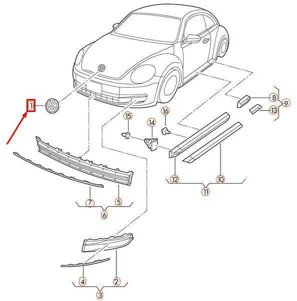VAG VW A5 priekinio dangčio emblema originalus 5C5853600A