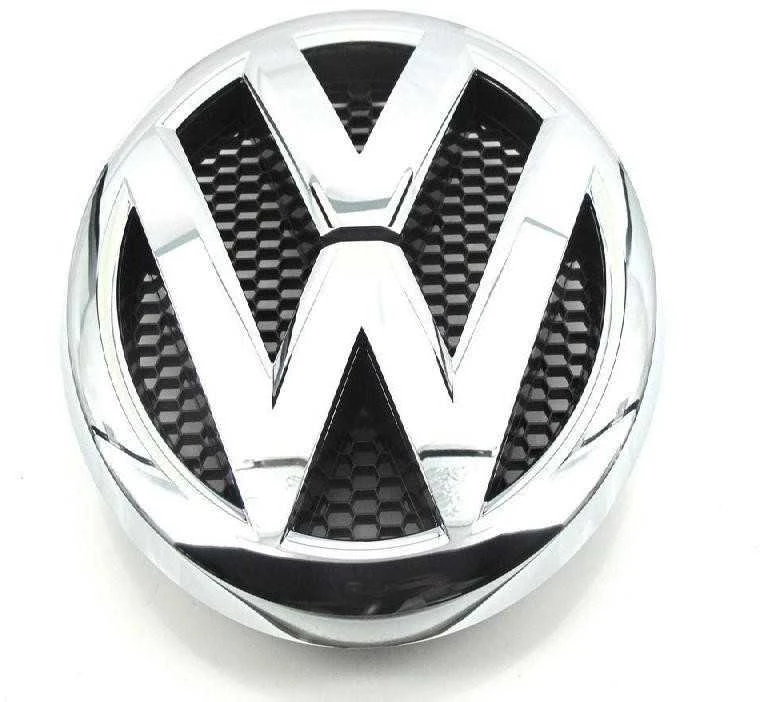 VAG Originalus priekinio buferio grotelės Chrome Juodas Emblem Badge Logo VW Amarok