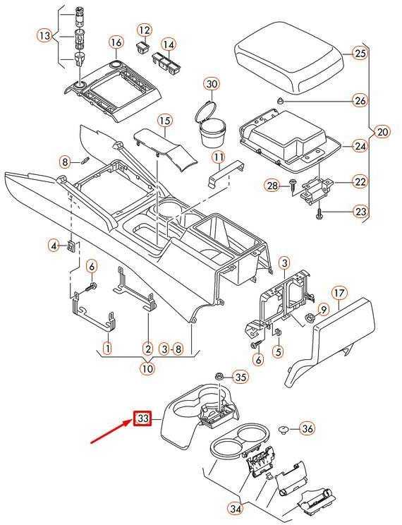 VAG VW Amarok 2HA 2HB S1B gėrimų laikiklis 2H0862549A71N originalus