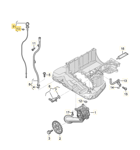 VAG VW AMAROK alyvos įmerkimo lazdelė 059115611BN Originali