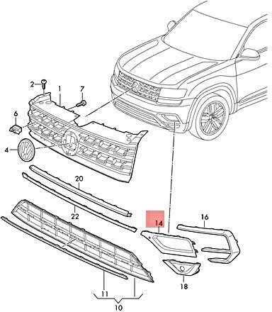 VAG VW Atlas Teramont CA1 ventiliacijos grotelės kairės pusės originalios 3CN853665C9B9