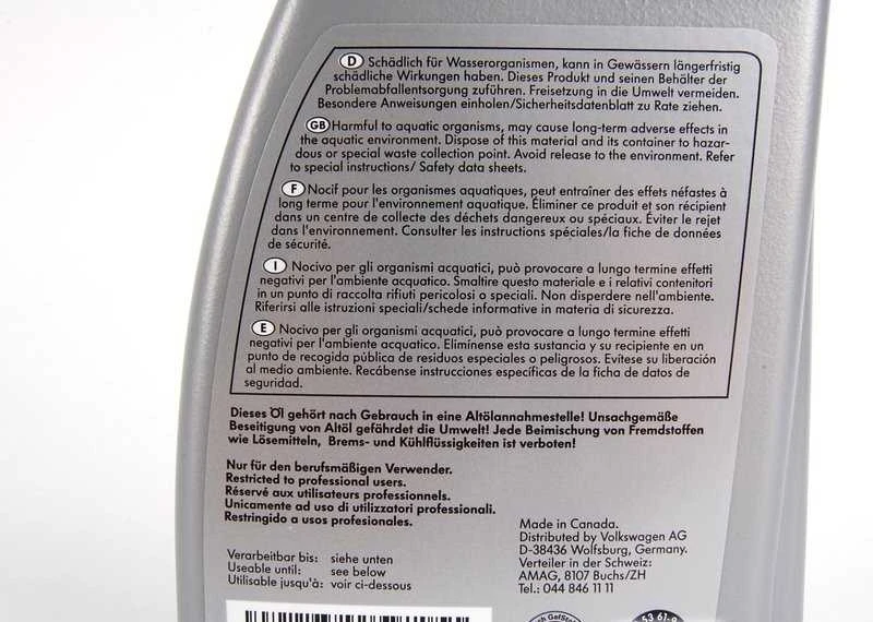 VAG VW Audi Automatinės pavarų dėžės skystis 1 litras originalus G055540A2