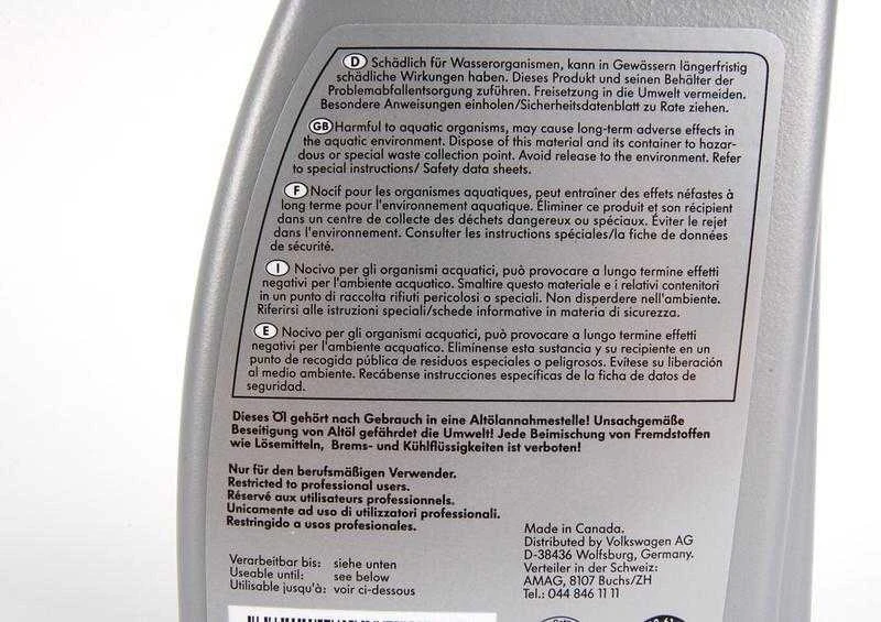 VAG VW Audi Automatinės pavarų dėžės skystis 1 litras originalus G055540A2