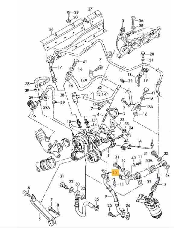 VAG VW AUDI BENTLEY Alyvos grąžinimo į turbiną tarpiklis originalus 058145757C