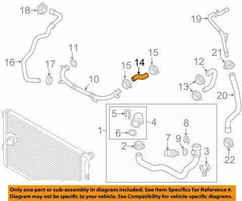 VAG VW AUDI Eos Golf R32 GTI Rabbit Jetta Passat Aušinimo skysčio žarna AUDI 06F121056C