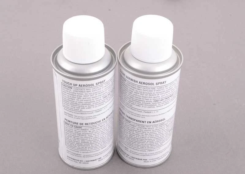 VAG VW Audi Seat Autolack Lackspray Set Phantomschwarz Perleffekt Genuine LLS0P6Z9Y