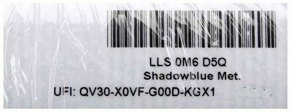VAG VW Audi Seat Skoda automobilių dažų purškiamų dažų rinkinys Shadow Mėlyna Metallic LLS0M6D5Q originalus