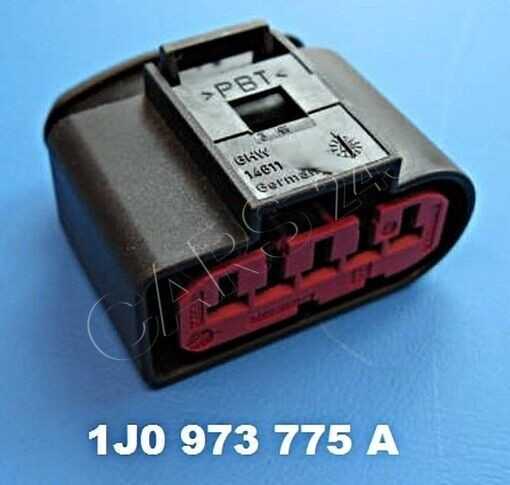VAG VW AUDI SEAT SKODA Beetle Cabrio plokščios jungties korpusas 1J0973775A originalus