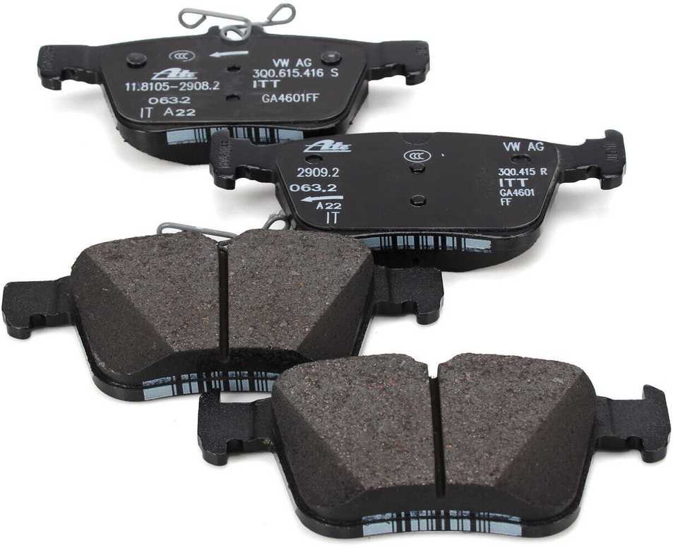 VAG VW Audi Seat Skoda Diskinių stabdžių stabdžių trinkelių komplektas originalus 3Q0698451J