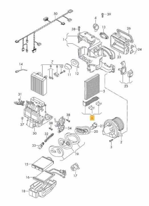 VAG VW Audi Seat Skoda Dulkių ir žiedadulkių filtro dangtelis originalus 6R2819422