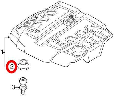 VAG VW AUDI SKODA SEAT variklio dangčio įvorė, jungtis, guma, stotelė, originali 06A103226