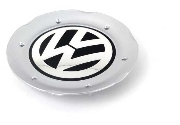 VAG "VW Beetle 02-05" 16 colių lieti ratlankiai, centrinė stebulė, chromuotas pilkas dangtelis, originalus 1C0601149MGRB