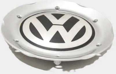 VAG "VW Beetle 02-05" 16 colių lieti ratlankiai, centrinė stebulė, chromuotas pilkas dangtelis, originalus 1C0601149MGRB