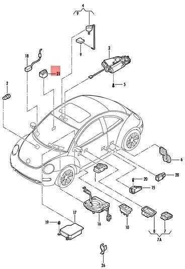 VAG VW Beetle 1998-2010 Centrinio durų užrakto jungiklis Satin Juodas Left originalus 1C0962125A01C