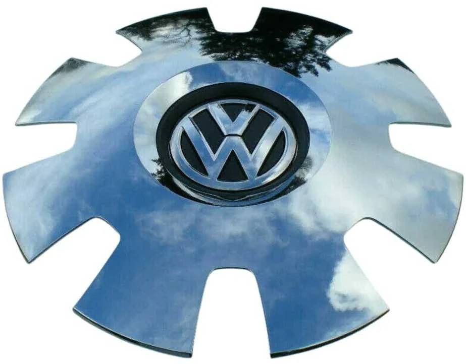 VAG VW Beetle 2012-2017 m. ratų centro stebulės dangtelis chromuotas, juodas, originalus 5C0601149CQZQ