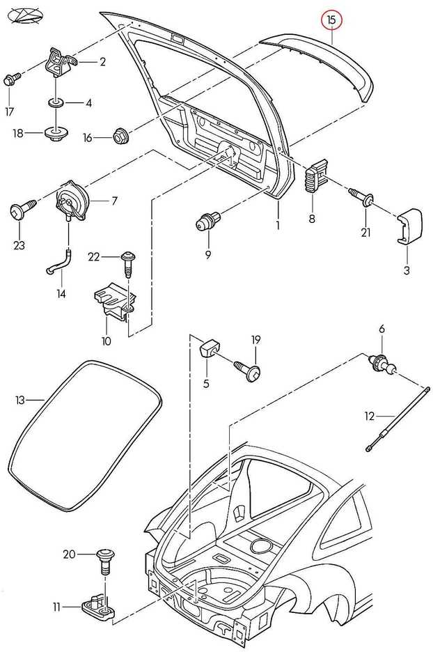 VAG VW Beetle 5C Galinės Spoilerys Originalus 5C5827933FGRU