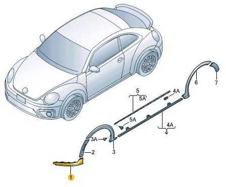 VAG VW Beetle Cabrio Cabriolet Bettle danga Satin Juodas Originali 5C58538959B9