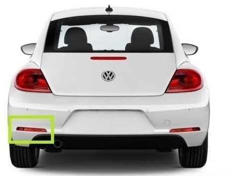 VAG VW BEETLE galinis bamperio apatinis kairysis atšvaitas 5C5945701C Originalus