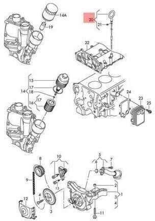 VAG VW Beetle Golf Passat alyvos matuoklis originalus 03C115611T