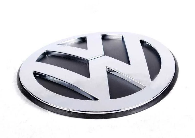 VAG VW Beetle kabrioletas chromo spalvos juoda emblema originali 1C0853617BULM