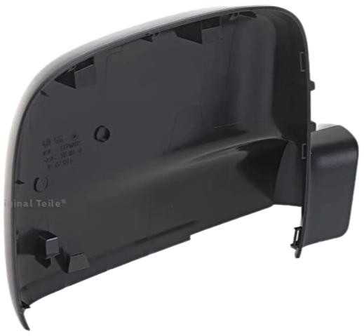 VAG VW CADDY 04-16 TRANSPORTER 03-10 Wing Mirror Juodas Cover Left LHD Genuine 7H1857527A9B9