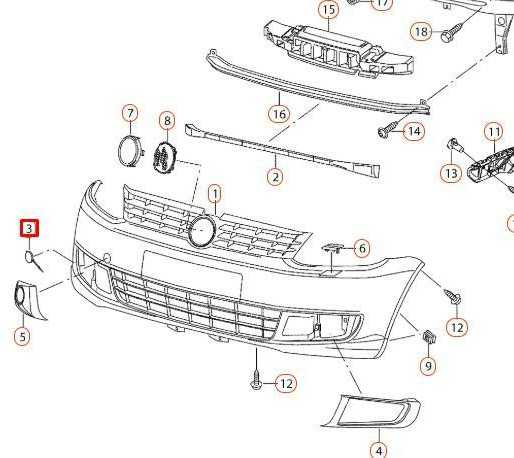 VAG VW CADDY 10-15 priekinio bamperio vilkimo kablio dangtelis originalus 2K5807241
