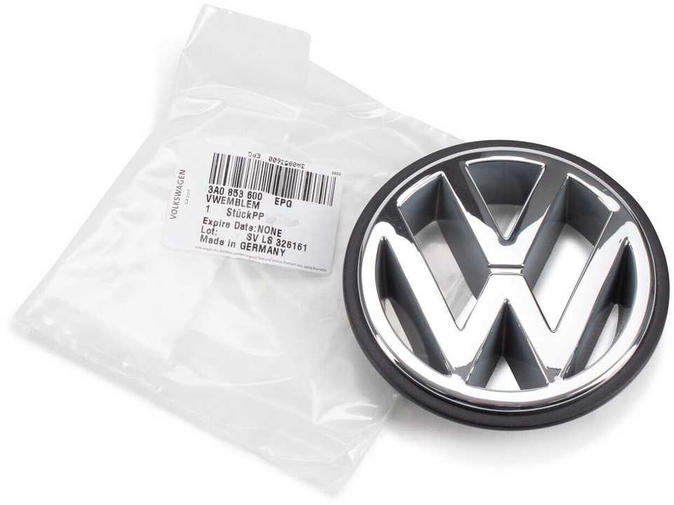 VAG VW CADDY 2 GOLF 2 3 POLO 6N emblema Logotipas grotelės Originali 3A0853600EPG