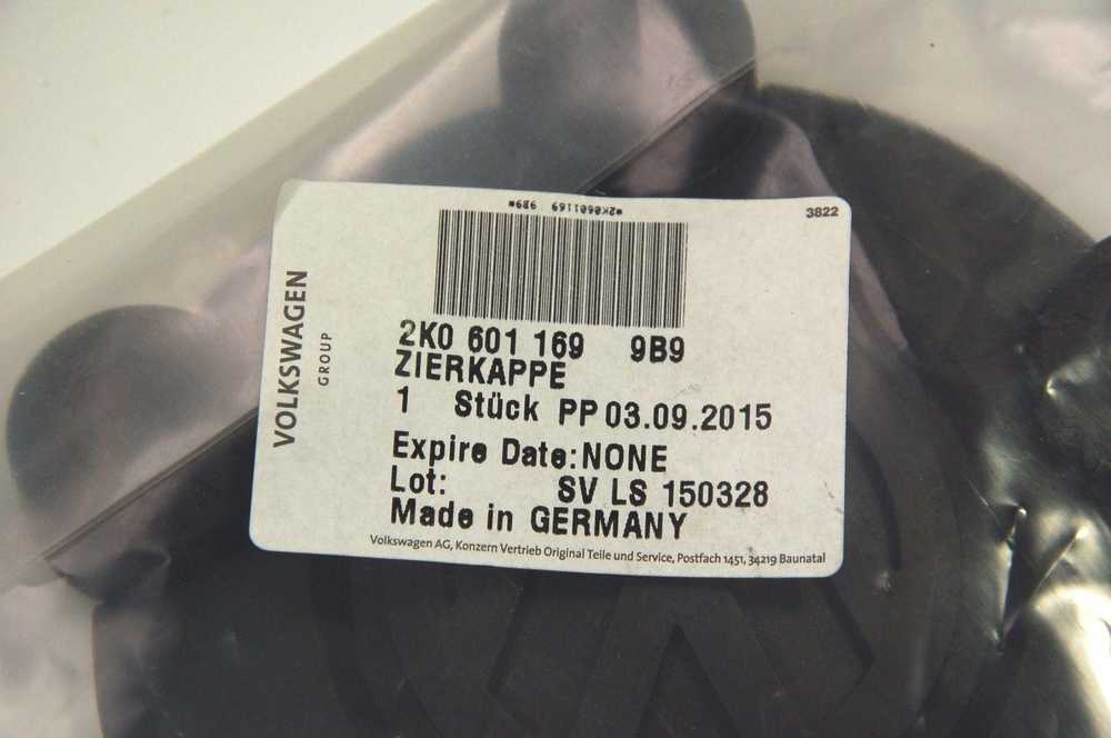 VAG VW Caddy Golf Tiguan 2003- Plieninis ratų centras Centrinė stebulė Juodas dangtelis 2K06011699B9 Originalus