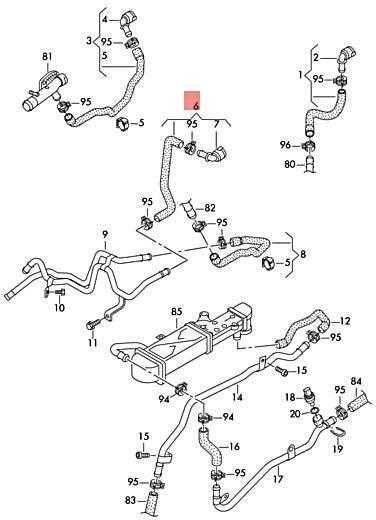 VAG VW CADDY TOURAN aušinimo skysčio žarna su greito atjungimo jungtimi 1T0122157CP originali