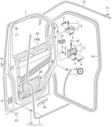 VAG VW Campmobile Typ2 Transp. Lt sandariklis priekinis dešinysis originalus 7H0837566A