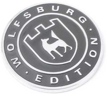 VAG VW CC Golf Jetta Passat Tiguan Touareg Wolfsburg Edition emblema 561853688DYMS originali