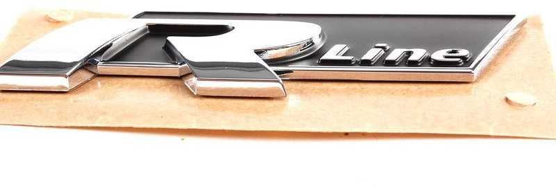 VAG VW CC GTI Golf Passat Touareg Chrome Juodas R-Line emblema 5K0853688AFXC Originali