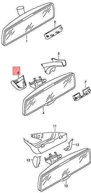 VAG VW CC Satin Juodas dangtelis 358 originalus 7N08585489B9