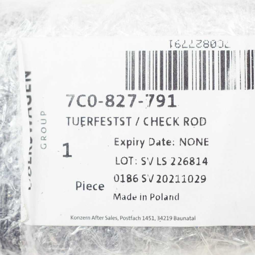 VAG VW CRAFTER Flatbed SZ galinių durų patikros dirželis su fiksatoriumi 7C0827791 Originalus